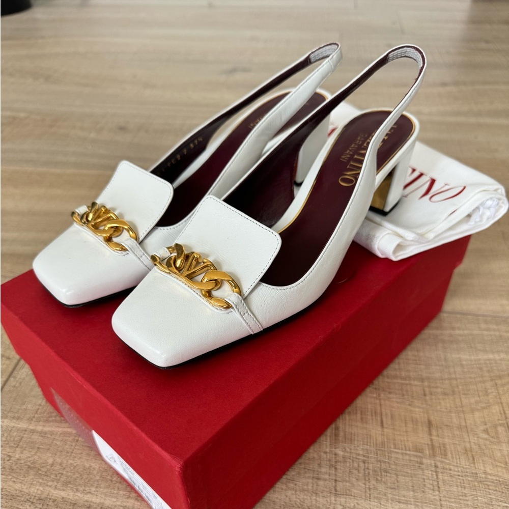 Valentino Garavani VLogo Slingback Sandals